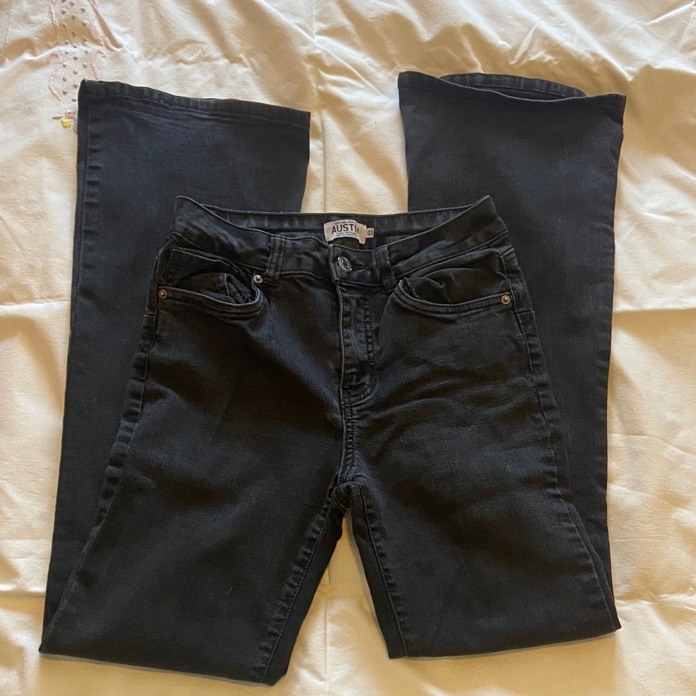 Push-up flare black refuge denim jeans size 03